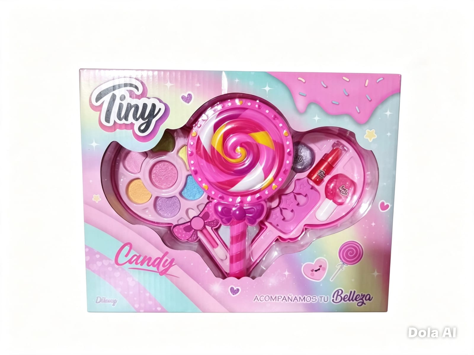 Set de Maquillaje Tiny Candy — Paleta Lollipop para Niñas