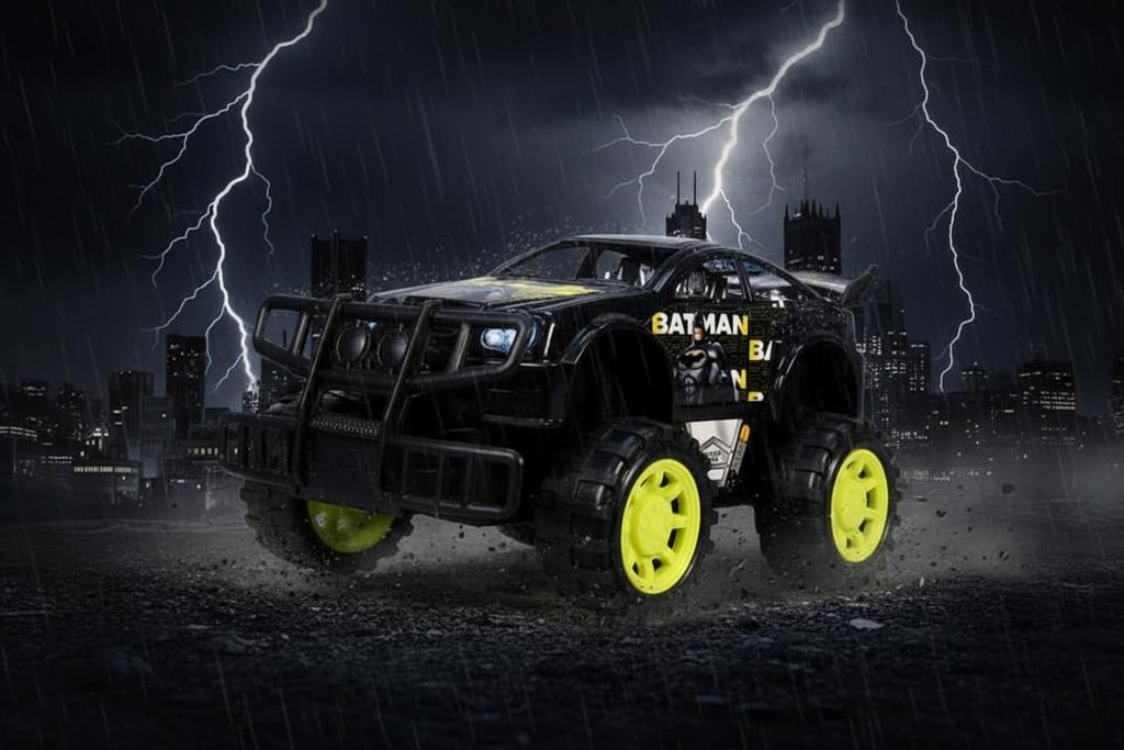Batman Monster Truck escena dramática