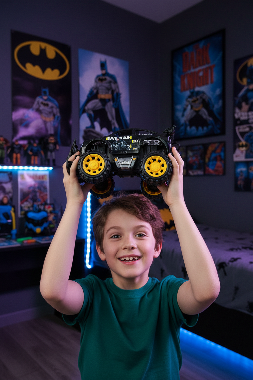 Batman truck nene con cuarto Batman