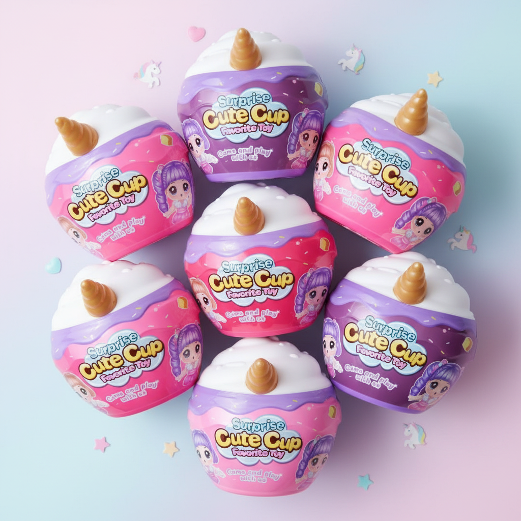 Cute Cup flat lay colores