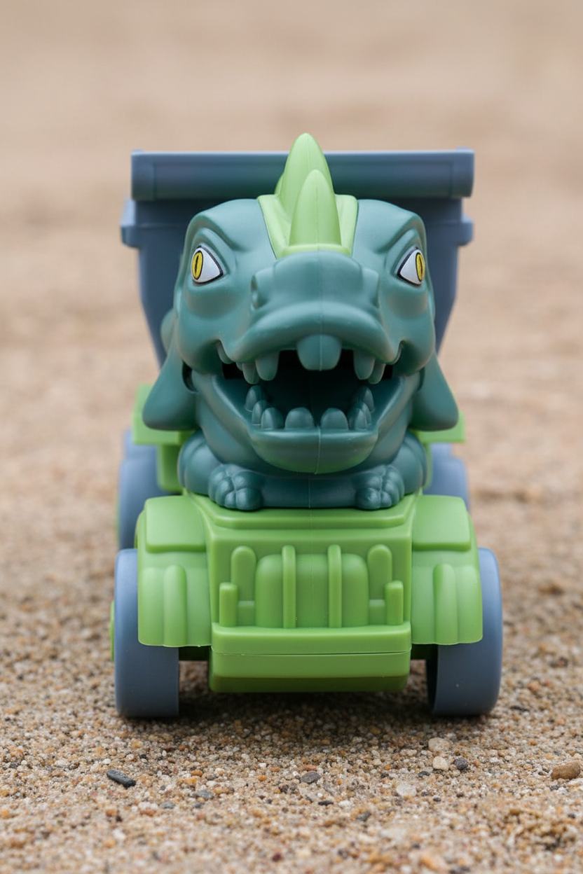Dinosaur Truck primer plano