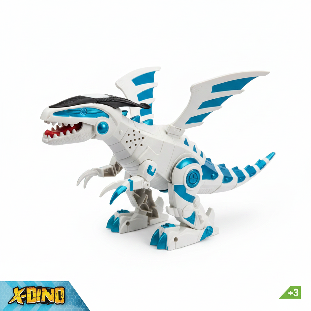 X-Dino fondo blanco